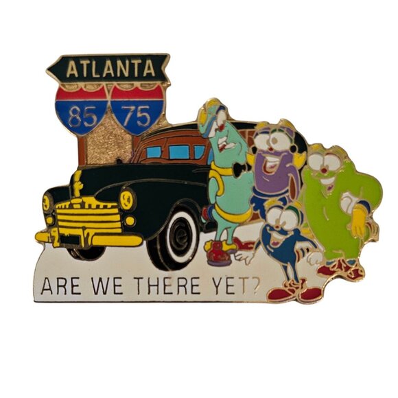 Atlanta Olympics Are We There Yet Pin - Picture 1 of 4